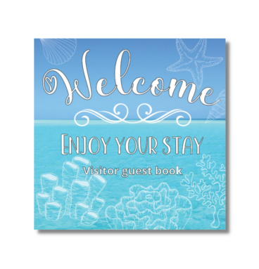 AirBNB Welcome Book Binder, Beach, Sea Turtle, Beach House