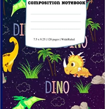 Dino composition notebook