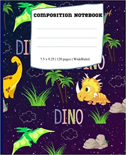 Dino composition notebook